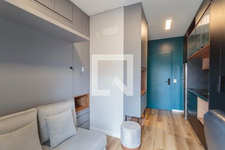 Sala/Quarto de kitnet/studio para alugar com 1 quarto, 21m² em Indianópolis, São Paulo