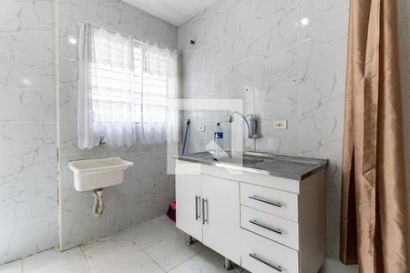 Sala/Cozinha de casa para alugar com 1 quarto, 25m² em Vila Gumercindo, São Paulo