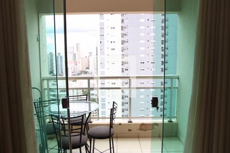 Varanda da Sala de apartamento para alugar com 3 quartos, 80m² em Alto da Glória, Goiânia