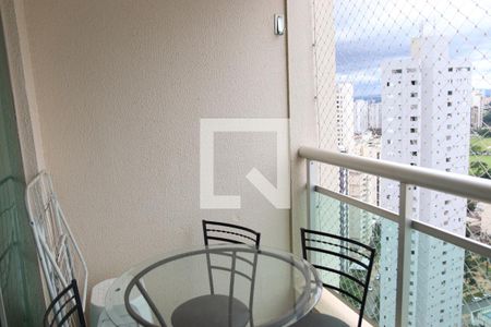 Varanda da Sala de apartamento para alugar com 3 quartos, 80m² em Alto da Glória, Goiânia