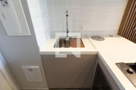 Sala/Cozinha de apartamento para alugar com 1 quarto, 32m² em Moema, São Paulo