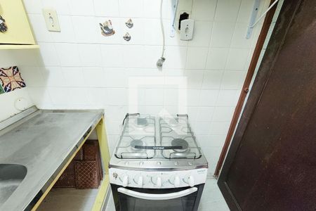 Cozinha de apartamento à venda com 1 quarto, 23m² em Lapa, Rio de Janeiro