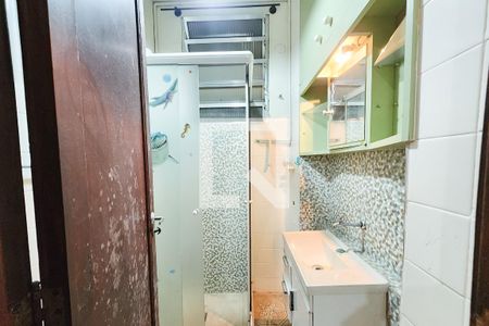 Banheiro de apartamento à venda com 1 quarto, 23m² em Lapa, Rio de Janeiro