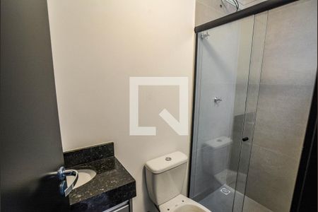 Banheiro de apartamento para alugar com 1 quarto, 21m² em Bangú, Santo André