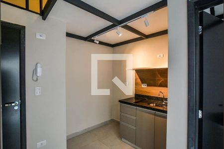 Sala/Cozinha de apartamento para alugar com 1 quarto, 25m² em Bangú, Santo André