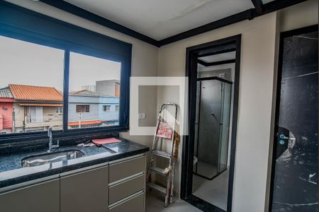 Sala/Cozinha de apartamento para alugar com 1 quarto, 18m² em Bangú, Santo André