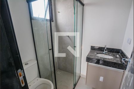 Banheiro de apartamento para alugar com 1 quarto, 18m² em Bangú, Santo André