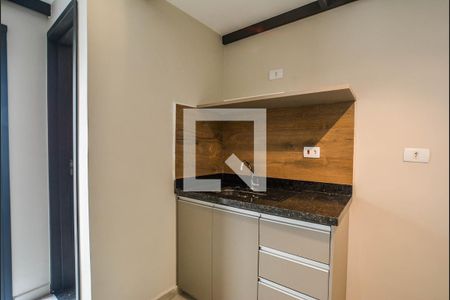 Sala/Cozinha de apartamento para alugar com 1 quarto, 24m² em Bangú, Santo André