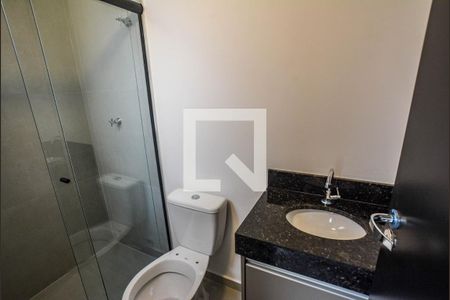 Banheiro de apartamento para alugar com 1 quarto, 24m² em Bangú, Santo André
