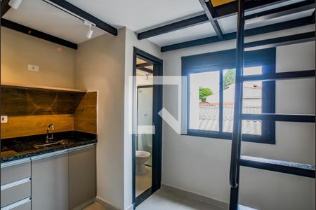 Sala/Cozinha de apartamento para alugar com 1 quarto, 22m² em Bangú, Santo André