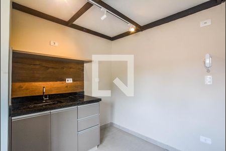 Sala/Cozinha de apartamento para alugar com 1 quarto, 21m² em Bangú, Santo André