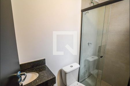 Banheiro de apartamento para alugar com 1 quarto, 19m² em Bangú, Santo André