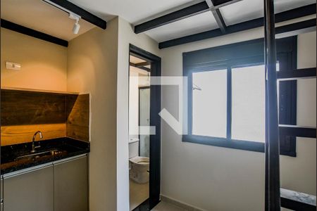 Sala/Cozinha de apartamento para alugar com 1 quarto, 19m² em Bangú, Santo André