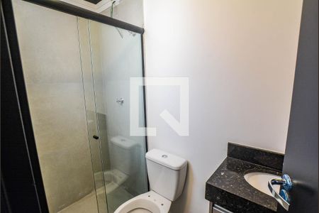 Banheiro de apartamento para alugar com 1 quarto, 22m² em Bangú, Santo André