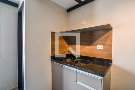 Sala/Cozinha de apartamento para alugar com 1 quarto, 22m² em Bangú, Santo André