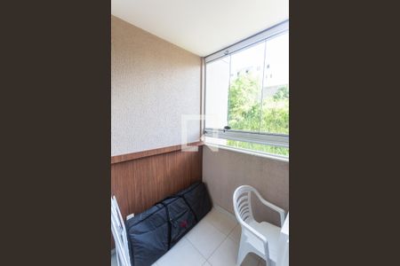 Varanda da Sala de apartamento à venda com 2 quartos, 60m² em Nova Vista, Belo Horizonte