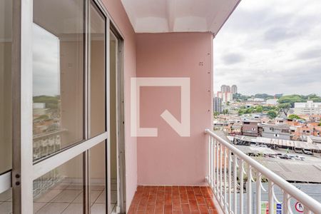 Varanda da Sala de apartamento à venda com 2 quartos, 64m² em Jardim Santa Emilia, São Paulo