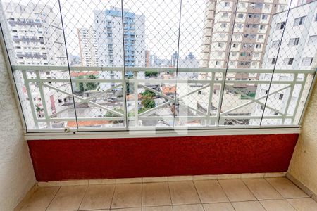 Varanda da sala de apartamento à venda com 2 quartos, 67m² em Centro, Diadema