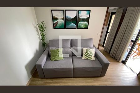 Sala de apartamento para alugar com 1 quarto, 37m² em Setor Pedro Ludovico, Goiânia