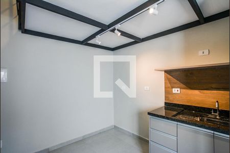 Sala/Cozinha de apartamento para alugar com 1 quarto, 21m² em Bangú, Santo André