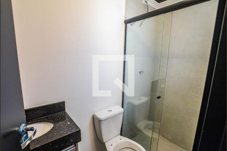 Banheiro de apartamento para alugar com 1 quarto, 21m² em Bangú, Santo André