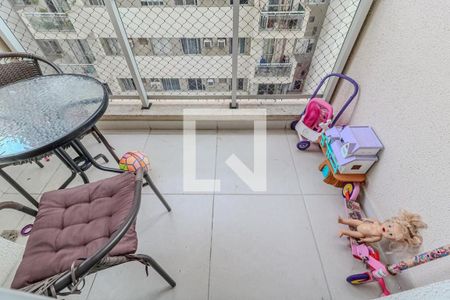 Varanda da Sala de apartamento à venda com 2 quartos, 58m² em Todos Os Santos, Rio de Janeiro