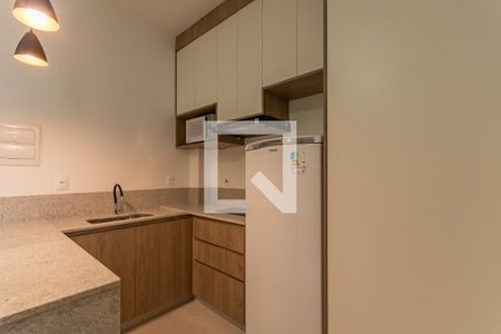 Cozinha de apartamento para alugar com 1 quarto, 33m² em Ouro Preto, Belo Horizonte