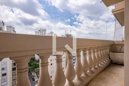 Sala - Varanda de apartamento para alugar com 4 quartos, 158m² em Paraíso, São Paulo