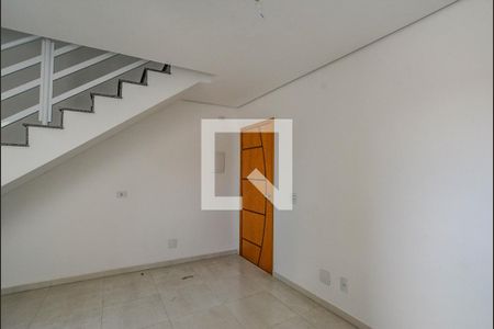 Sala de apartamento à venda com 2 quartos, 80m² em Vila Scarpelli, Santo André