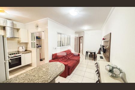 Sala - Sala de Jantar de apartamento à venda com 2 quartos, 59m² em Vila Alzira, Santo André