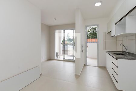 Sala/ Cozinha de apartamento à venda com 2 quartos, 44m² em Jardim Caravelas, São Paulo