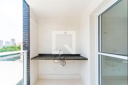 Varanda da Sala de apartamento para alugar com 2 quartos, 50m² em Paraíso, Santo André