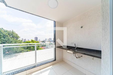 Varanda da Sala de apartamento para alugar com 2 quartos, 50m² em Paraíso, Santo André