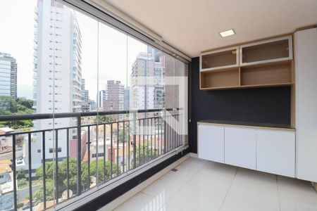 Varanda da Sala de apartamento à venda com 2 quartos, 57m² em Pompeia, São Paulo