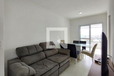 Sala de apartamento para alugar com 2 quartos, 67m² em Vila Assuncao, Praia Grande