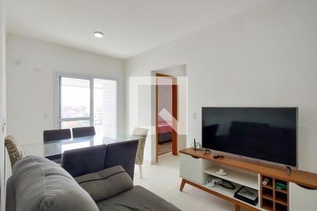 Sala de apartamento para alugar com 2 quartos, 67m² em Vila Assuncao, Praia Grande