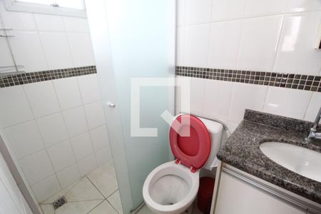 Banheiro do Quarto 1 de apartamento para alugar com 2 quartos, 54m² em Santa Mônica, Uberlândia