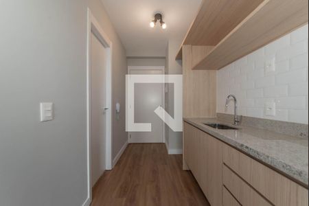 Cozinha de apartamento para alugar com 1 quarto, 25m² em Campo Belo, São Paulo