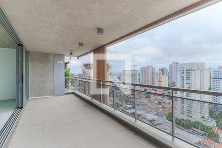 Varanda Gourmet de apartamento à venda com 3 quartos, 167m² em Jardim das Acacias, São Paulo