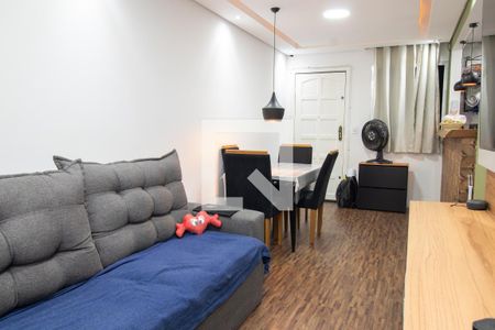 Sala e Sala de Jantar de apartamento à venda com 2 quartos, 48m² em Jardim Maringa, São Paulo