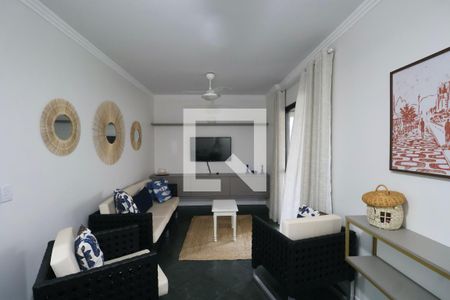 Sala de apartamento para alugar com 2 quartos, 78m² em Centro, Guarujá