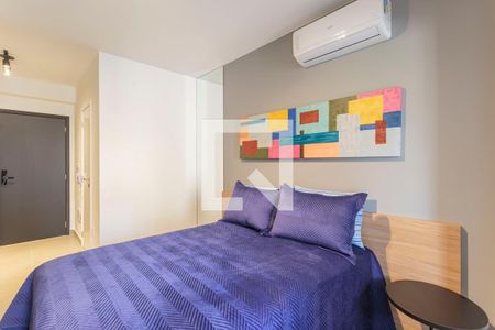 Sala/Quarto de kitnet/studio para alugar com 1 quarto, 27m² em Moema, São Paulo