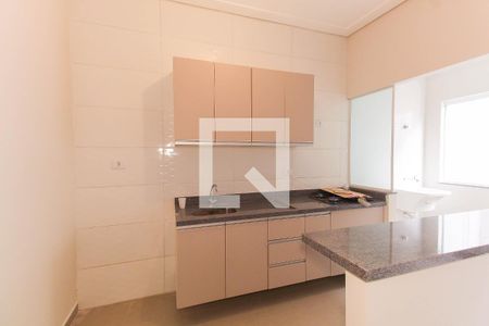 Sala/Cozinha de casa de condomínio para alugar com 1 quarto, 38m² em Chácara Mafalda, São Paulo