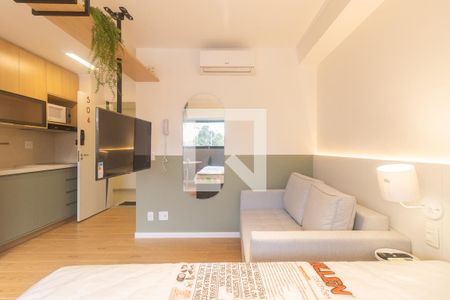 Sala de apartamento para alugar com 1 quarto, 27m² em Vila Mariana, São Paulo