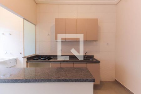 Sala/Cozinha de casa de condomínio para alugar com 1 quarto, 38m² em Chácara Mafalda, São Paulo