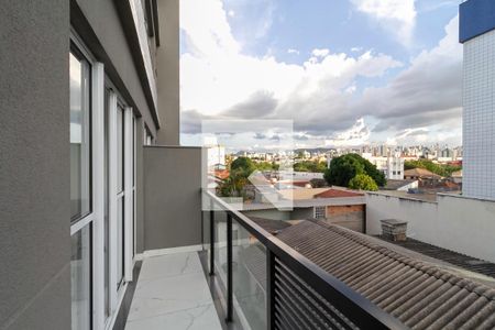 Varanda da sala  de apartamento à venda com 2 quartos, 110m² em Padre Eustáquio, Belo Horizonte