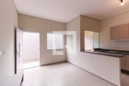 Sala/Cozinha de casa de condomínio para alugar com 1 quarto, 38m² em Chácara Mafalda, São Paulo