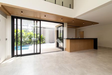 Sala de casa de condomínio à venda com 3 quartos, 275m² em Loteamento Caminhos de San Conrado (sousas), Campinas