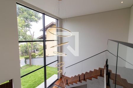 Sala de casa de condomínio à venda com 3 quartos, 275m² em Loteamento Caminhos de San Conrado (sousas), Campinas