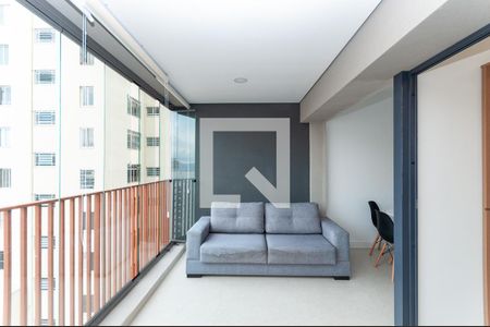 Varanda Estendida de kitnet/studio para alugar com 1 quarto, 40m² em Perdizes, São Paulo